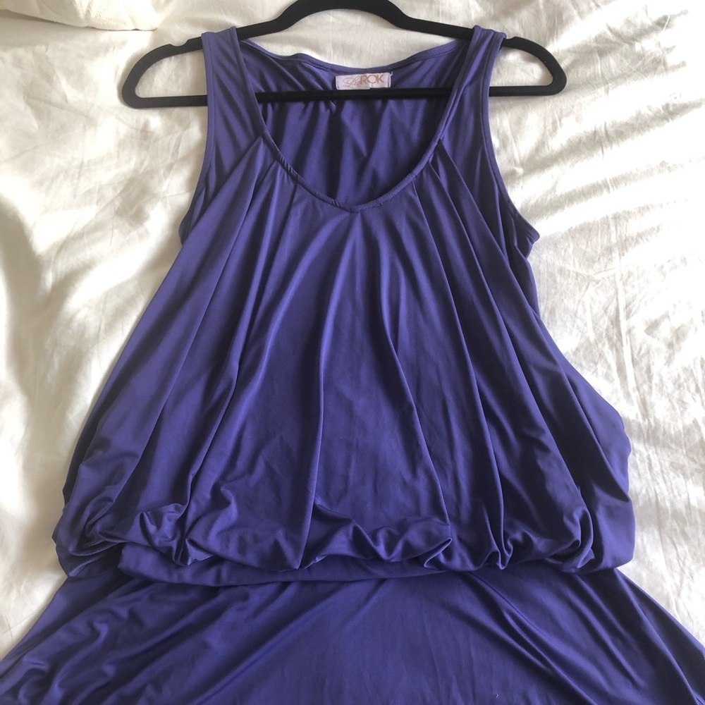 LaROK purple Mini dress Like NEW.